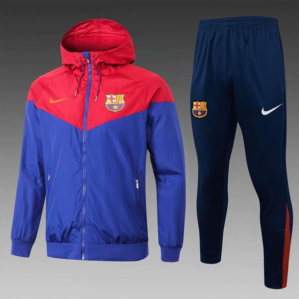 Rompevientos Barcelona Conjunto Completo 2025/26 Rojo Azul